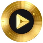 gold music player android application logo